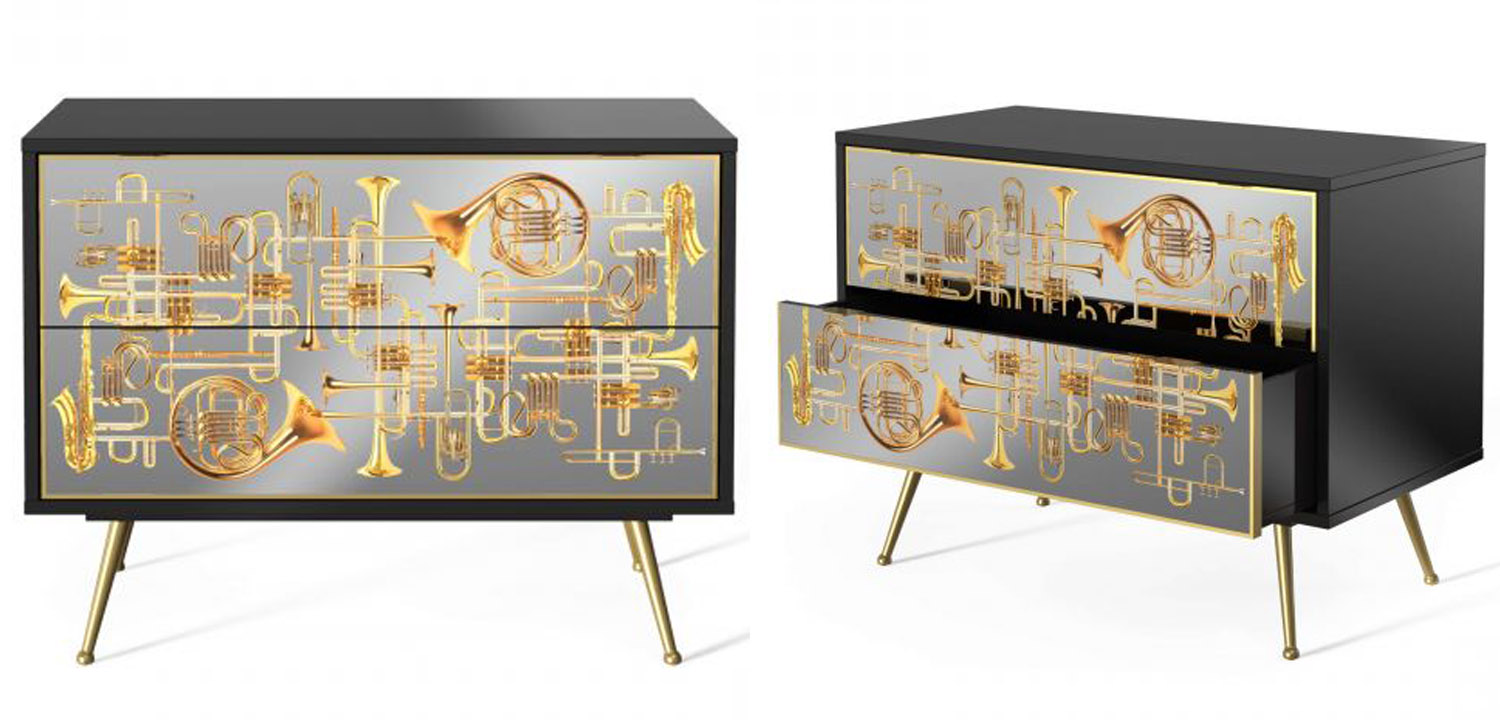 Комод Seletti Chest of Two Drawers Trumpets - фото