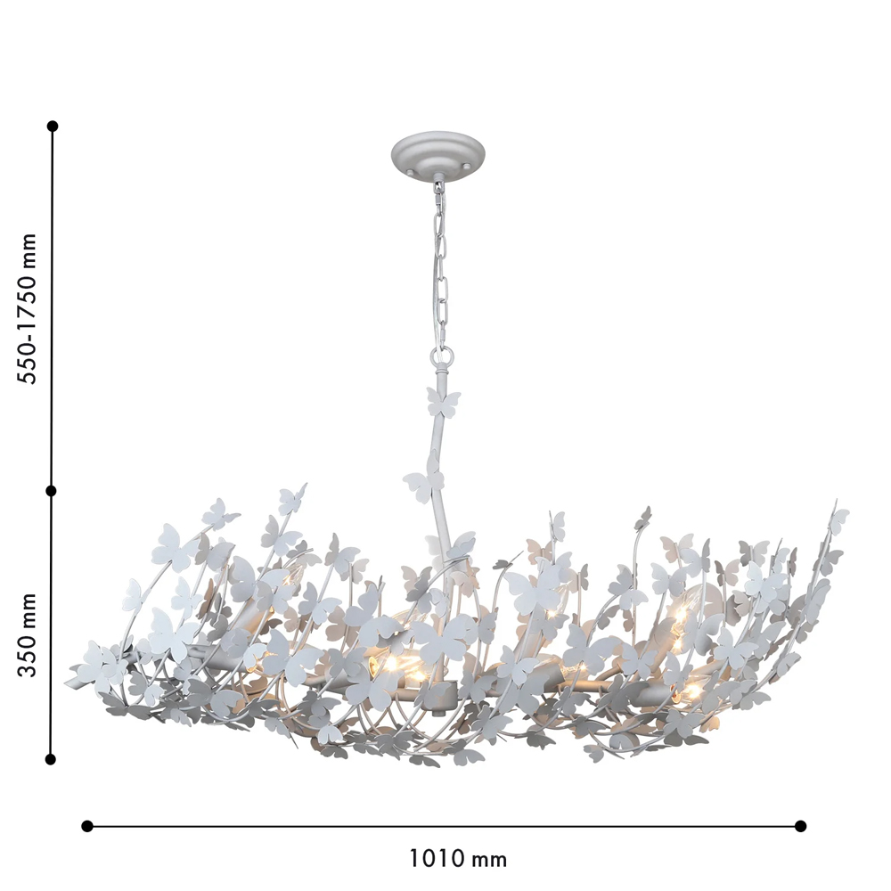 Люстра с абажуром оформленным в виде стаи бабочек Eternal Butterflies в Ижевске