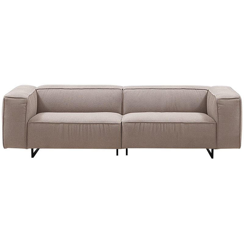 Диван Bastien Soft Beige Sofa Бежевый Черный в Ижевске | Loft Concept 