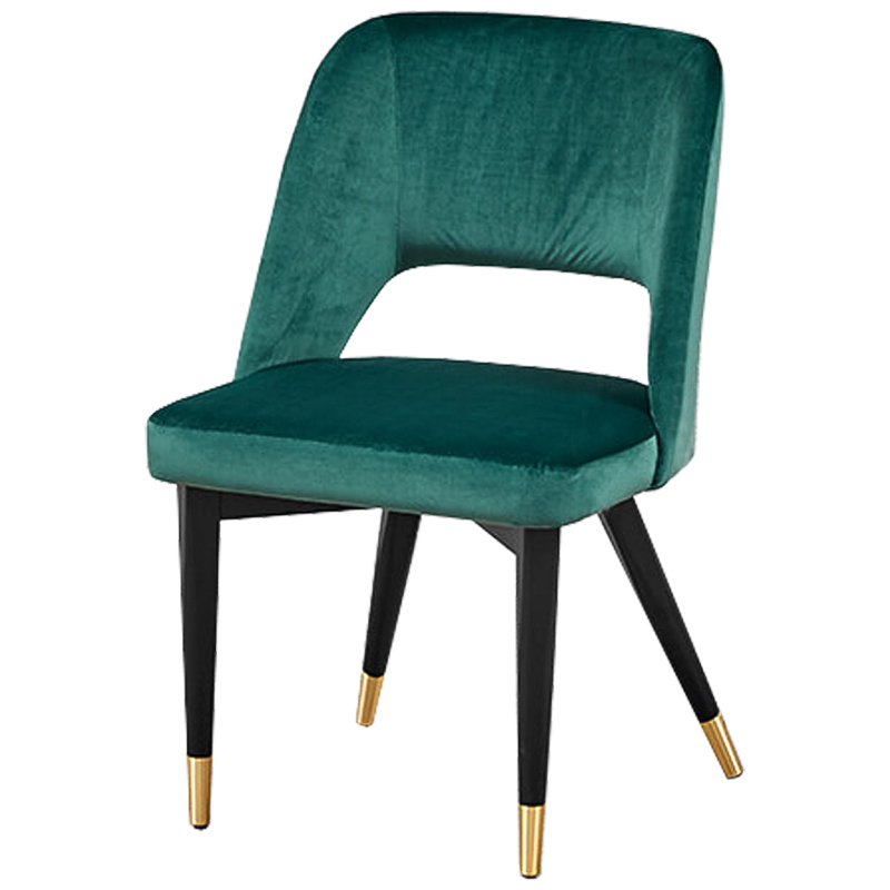 Стул Neasan Stool turquoise Черный Бирюзовый Латунь в Ижевске | Loft Concept 