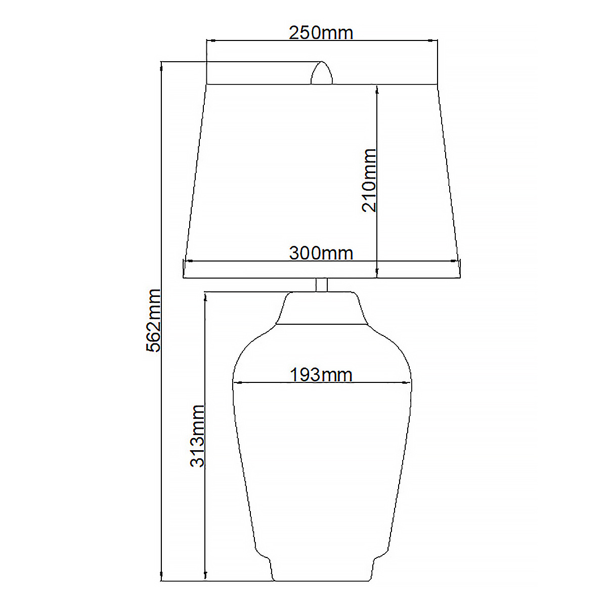 Настольная лампа с белым конусным абажуром и ребристым керамическим основанием Quintiesse в Ижевске