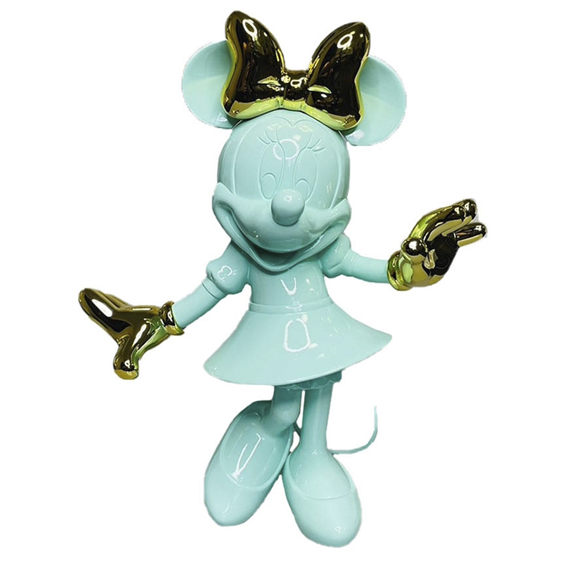 Статуэтка Минни Маус зеленого цвета Minnie Mouse Green Figurine  Салатовый в Ижевске | Loft Concept 