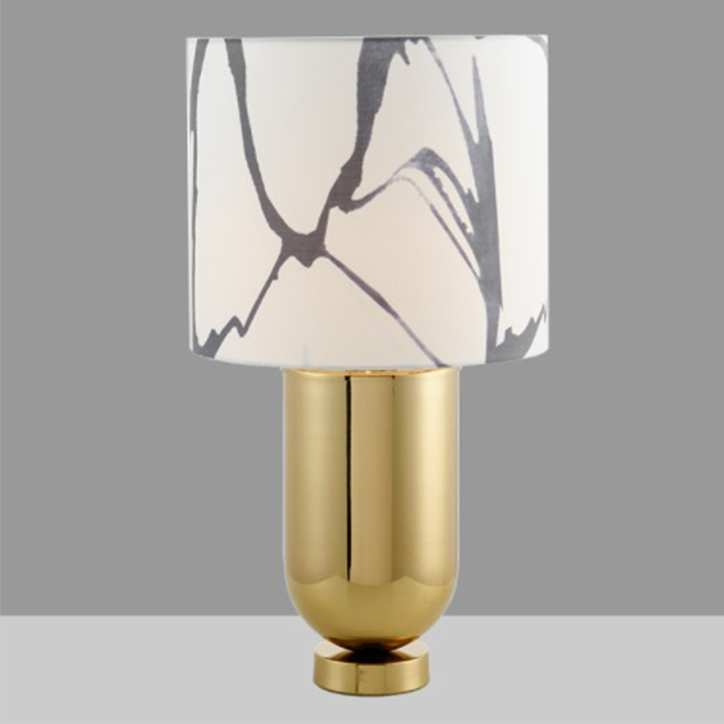 Настольная лампа Adeline Gold Table Lamp Золотой Белый в Ижевске | Loft Concept 