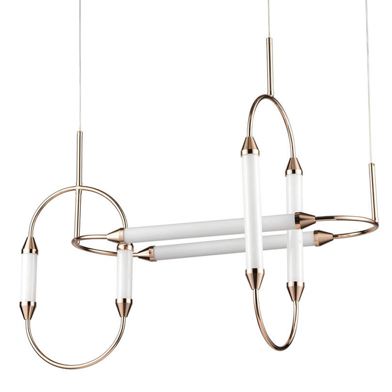 Люстра Giopato & Coombes CIRQUE chandelier Skyline Medium Gold Золотой в Ижевске | Loft Concept 