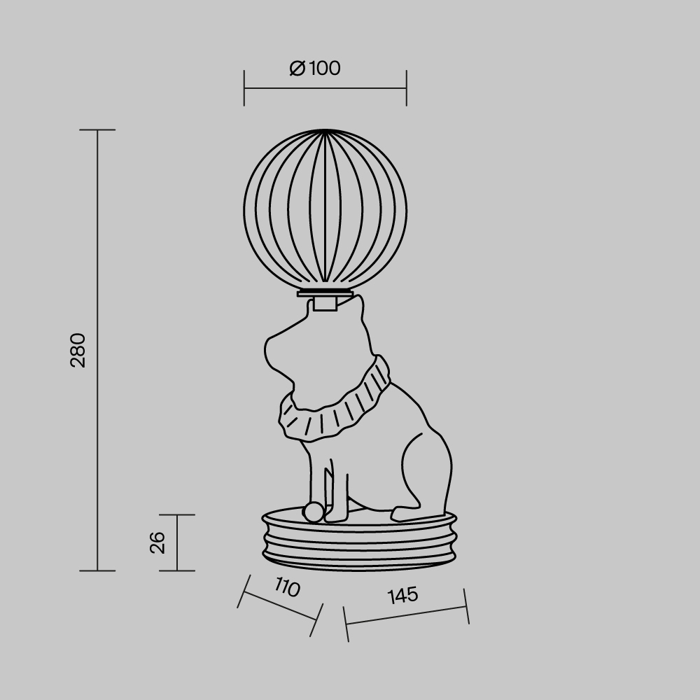 Настольный светильник Senor Capybara 3000К 5Вт в Ижевске