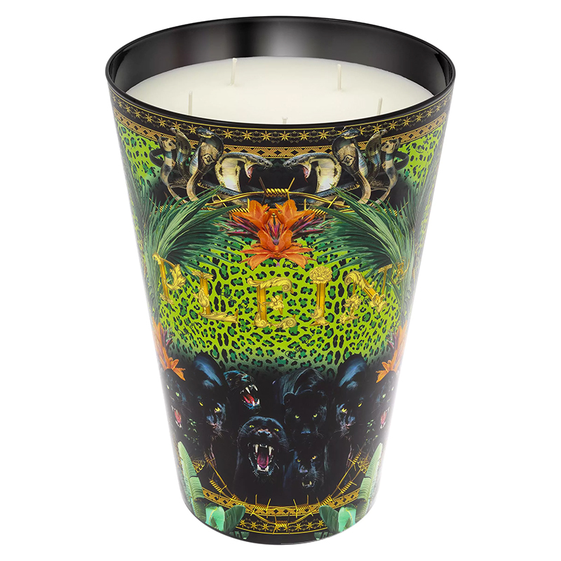 Свеча Philipp Plein Candle Jungle XL Черный Мульти в Ижевске | Loft Concept 