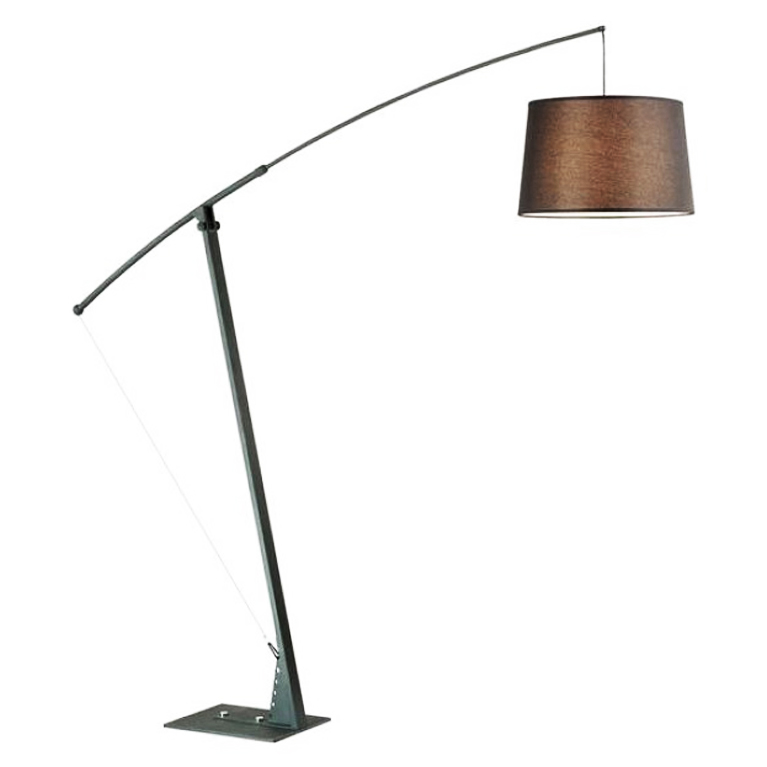 Торшер Floor Lamp Colin black Коричневый в Ижевске | Loft Concept 