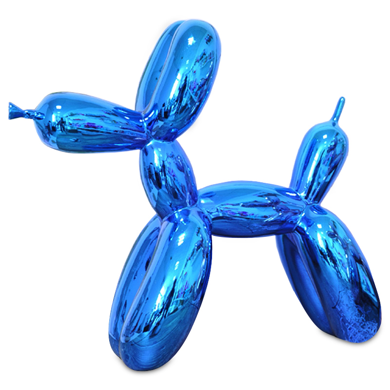 Статуэтка Jeff Koons Balloon Dog shining blue Светло-синий в Ижевске | Loft Concept 