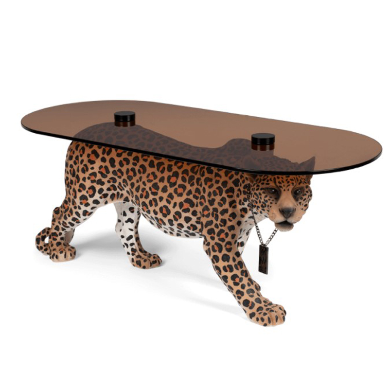 Кофейный стол DOPE AS HELL COFFEE TABLE SPOTTED Коричневый в Ижевске | Loft Concept 