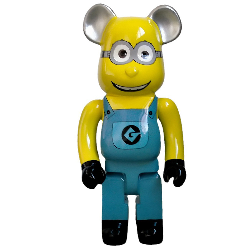 Статуэтка Bearbrick Minion Dave Синий Желтый Черный в Ижевске | Loft Concept 