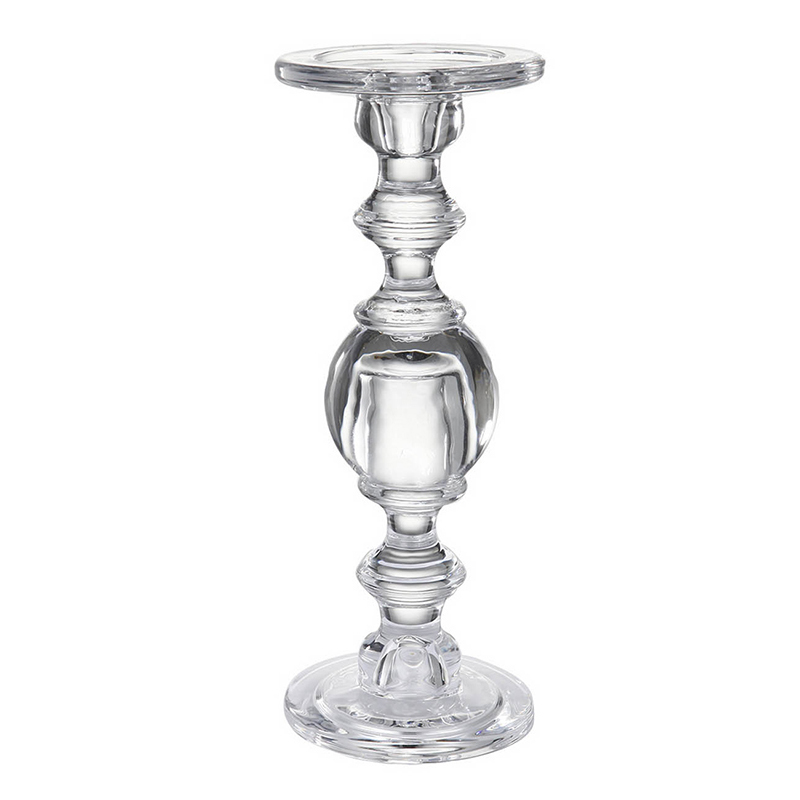 Подсвечник Glass Candlestick I Прозрачное Стекло в Ижевске | Loft Concept 