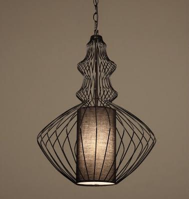 Подвесной светильник Wire Dream Pendant 2 Черный Белый в Ижевске | Loft Concept 