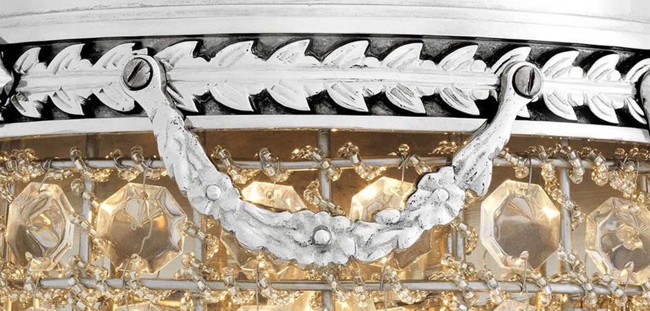 Бра Eichholtz Wall Lamp Emperor Nickel - Loft-Concept в Ижевске