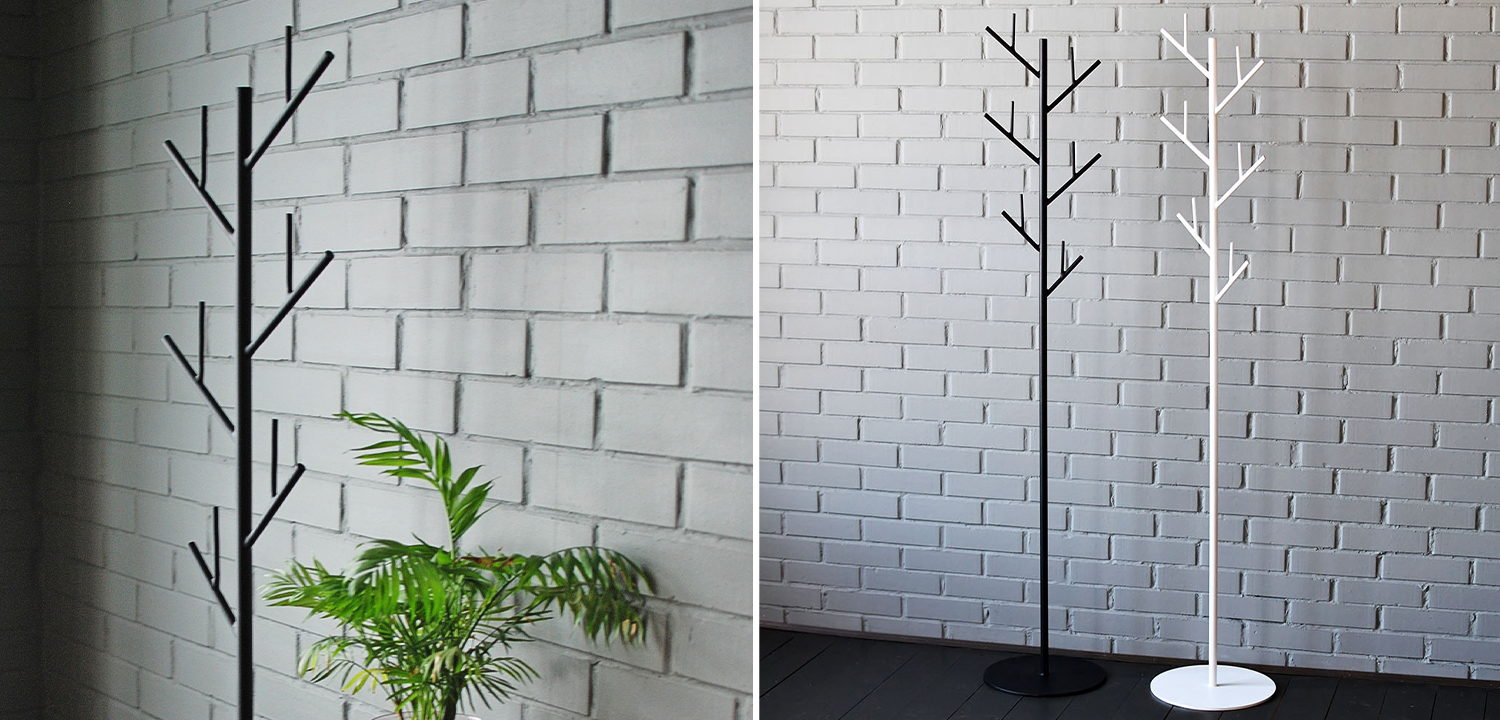 Вешалка Metal Branches Floor Hanger Black - фото