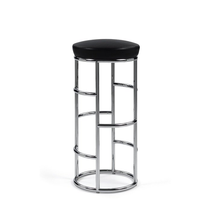 Барный стул Satish Bar Stool Черный Белый в Ижевске | Loft Concept 