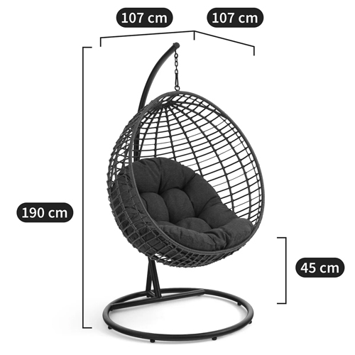 Подвесное уличное кресло Wallaker Hanging Chair в Ижевске