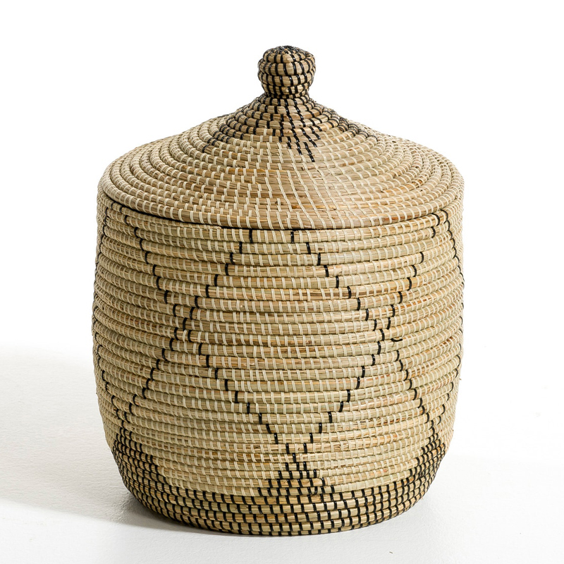 Ваза с крышкой Wicker Vase With Lid  в Ижевске | Loft Concept 