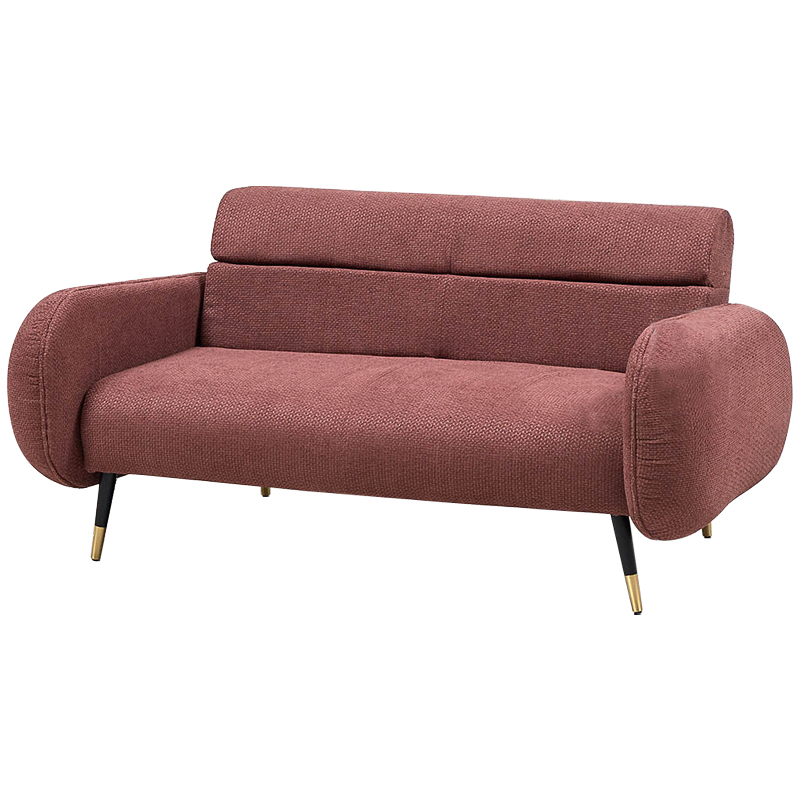 Диван Hebert Sofa Red M Красный Красный Черный Латунь в Ижевске | Loft Concept 