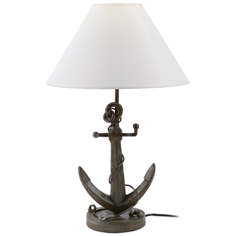 Настольная лампа Sea Anchor Table Lamp Коричневый Белый в Ижевске | Loft Concept 