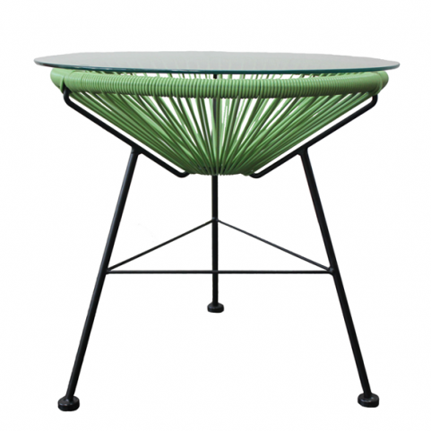 Приставной стол Acapulco side table Green Морская синь Желтый Зеленый Белый Оранжевый Черный в Ижевске | Loft Concept 