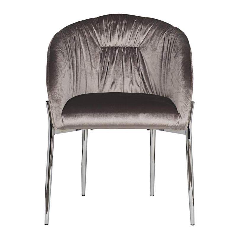 Стул Miranda Chair grey Светло-серый Нержавеющая сталь в Ижевске | Loft Concept 