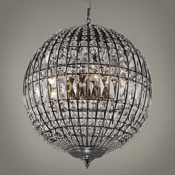 Люстра Gatsby Sphere Chandelier Silver Серебряный в Ижевске | Loft Concept 