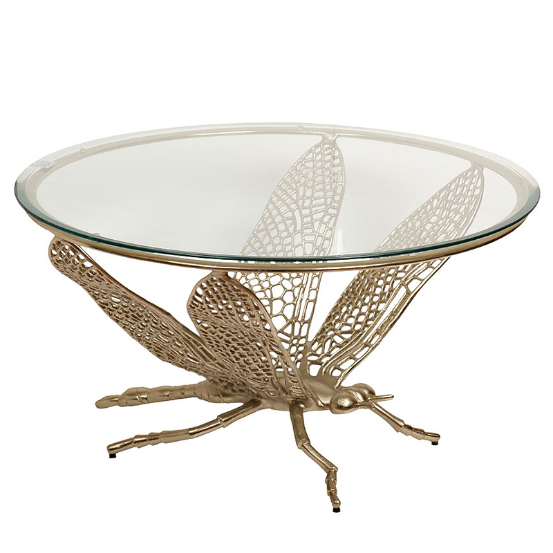 Приставной стол Dragonfly Table Золотой в Ижевске | Loft Concept 