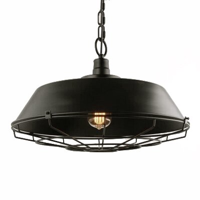 Люстра Dark Cage Pendant Черный Искусственная бурая ржавчина в Ижевске | Loft Concept 