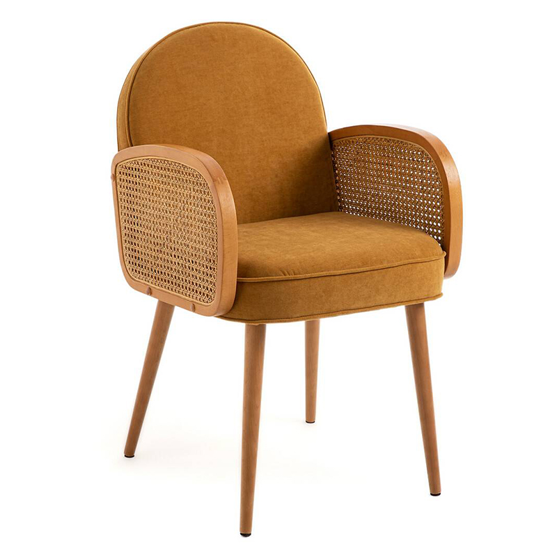 Стул Morten Wicker Mustard Chair Горчичный в Ижевске | Loft Concept 