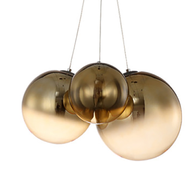 Светильник подвесной Golden balls lamp Золотой в Ижевске | Loft Concept 