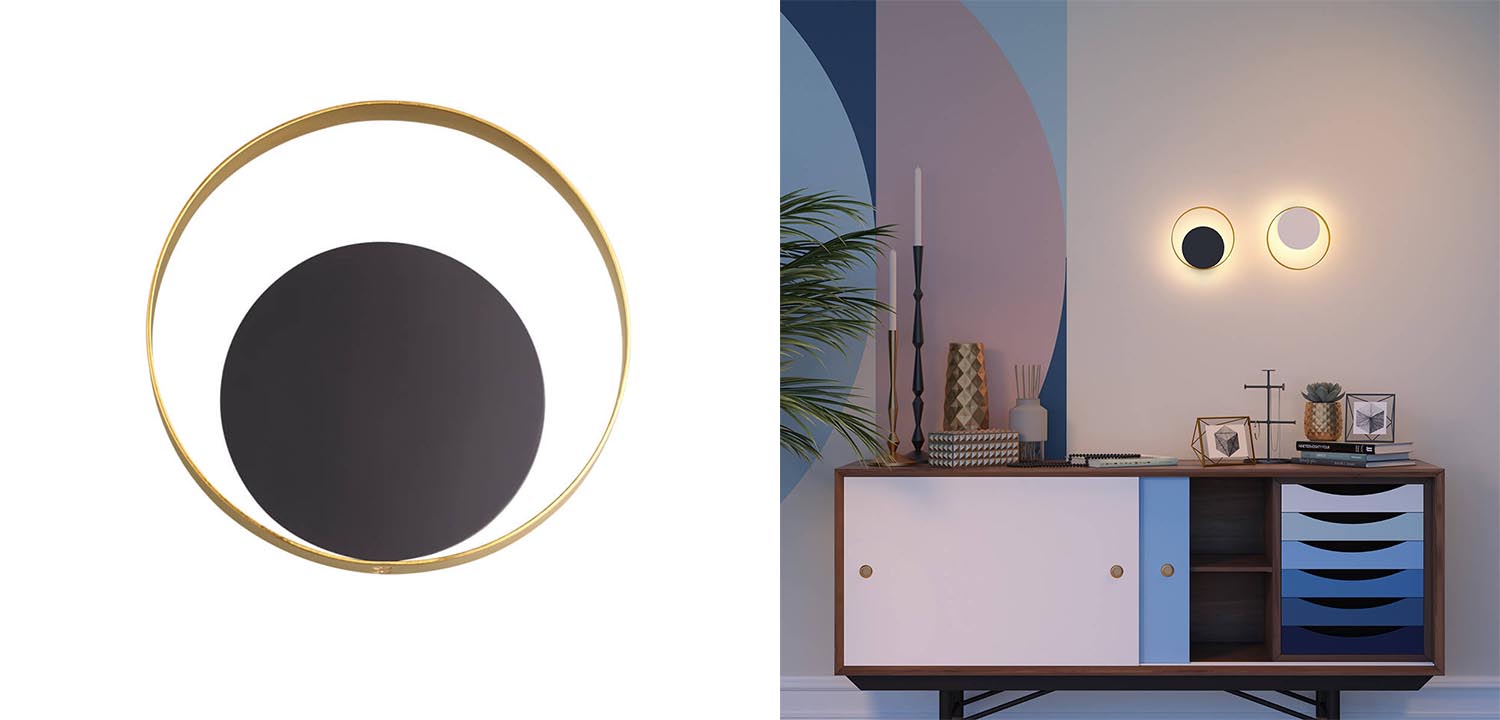 Бра Globo Ocular Sconce Circle Black - фото