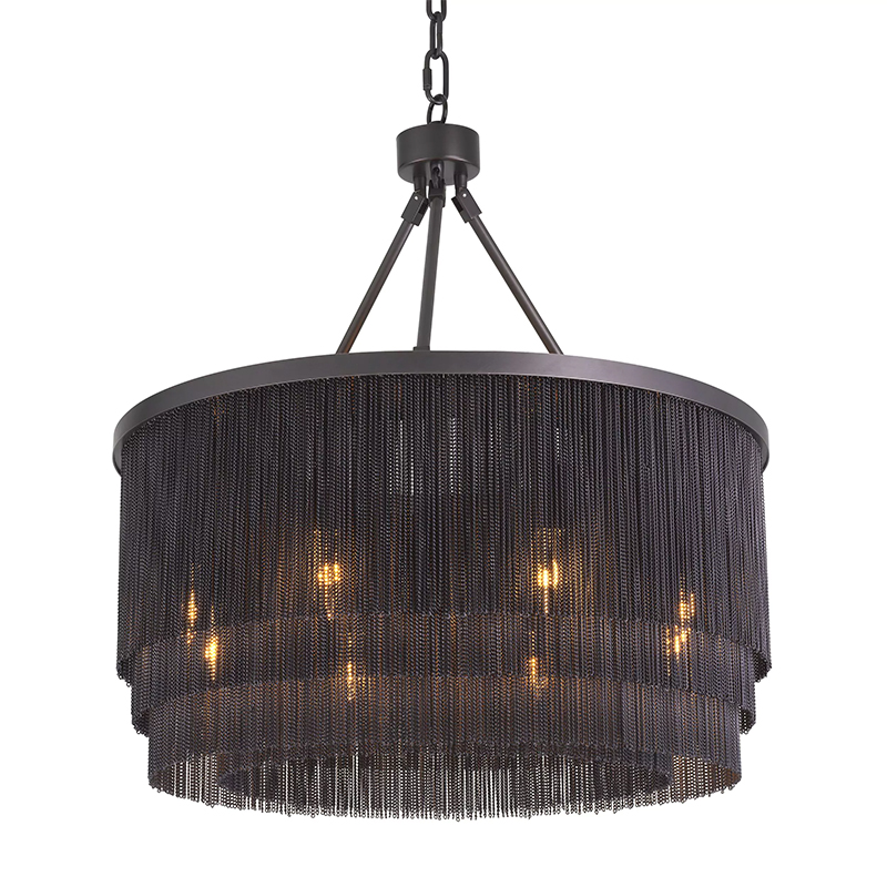 Люстра Eichholtz Chandelier Tissot S Темная бронза в Ижевске | Loft Concept 