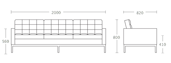 Диван Florence Knoll sofa в Ижевске