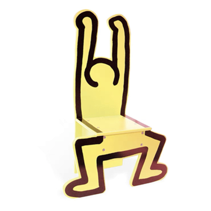 Детский стул Chaise Keith Haring Dancer Vilac Желтый Желтый в Ижевске | Loft Concept 