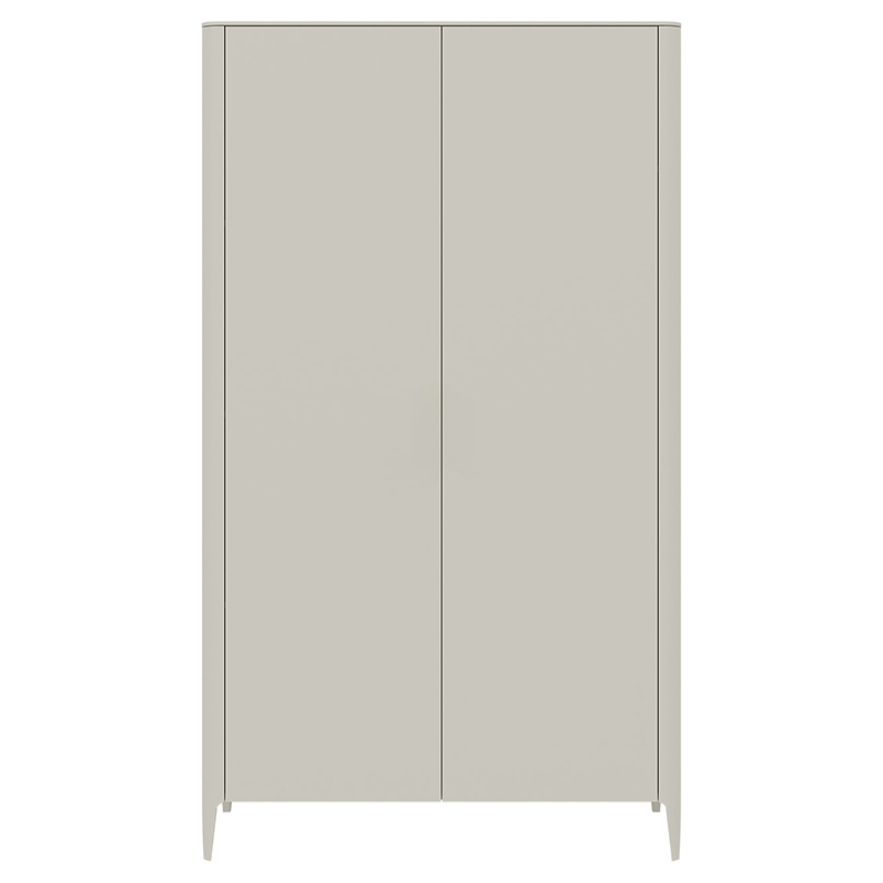 Шкаф двухстворчатый молочного цвета Type Молочный в Ижевске | Loft Concept 