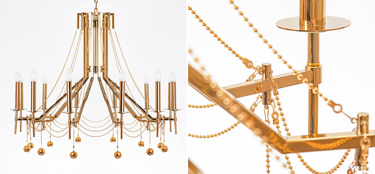 Дизайнерская Люстра Annette gold  - фото №1