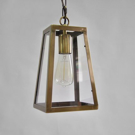 Подвесной светильник Loft Industrial Ortogonal pendant Brass  в Ижевске | Loft Concept 