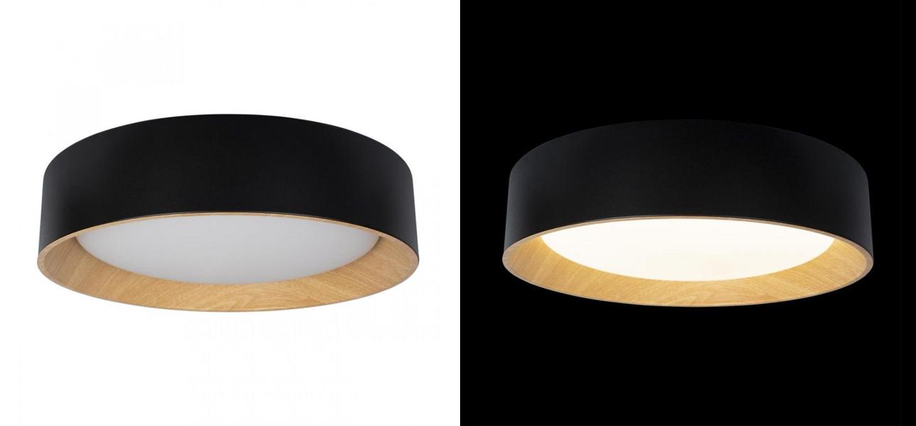Светильник потолочный круглый Assol cup Black Wood диаметр 45 - фото №1