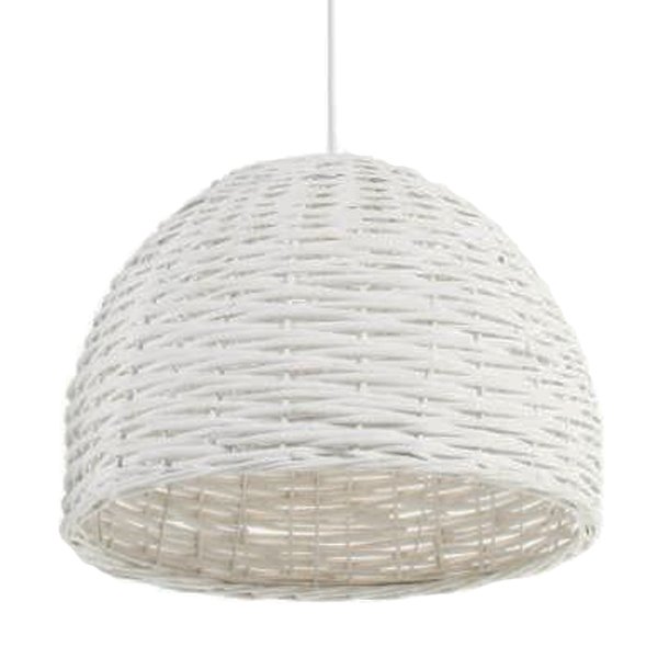 Подвесной светильник Wicker Pendant White Белый в Ижевске | Loft Concept 