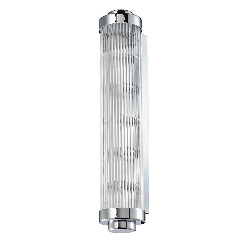 Бра Buck Glass TUBE Wall Lamp Nickel Никель Прозрачный (Transparent) в Ижевске | Loft Concept 