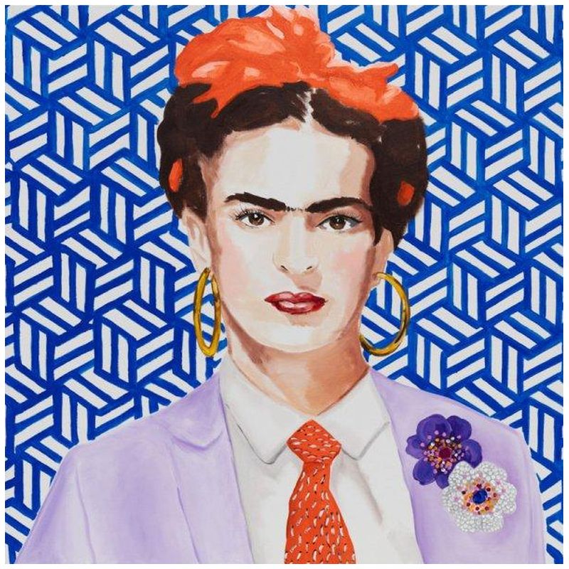 Картина Frida with Lavender Power Suit and Tie Мульти в Ижевске | Loft Concept 