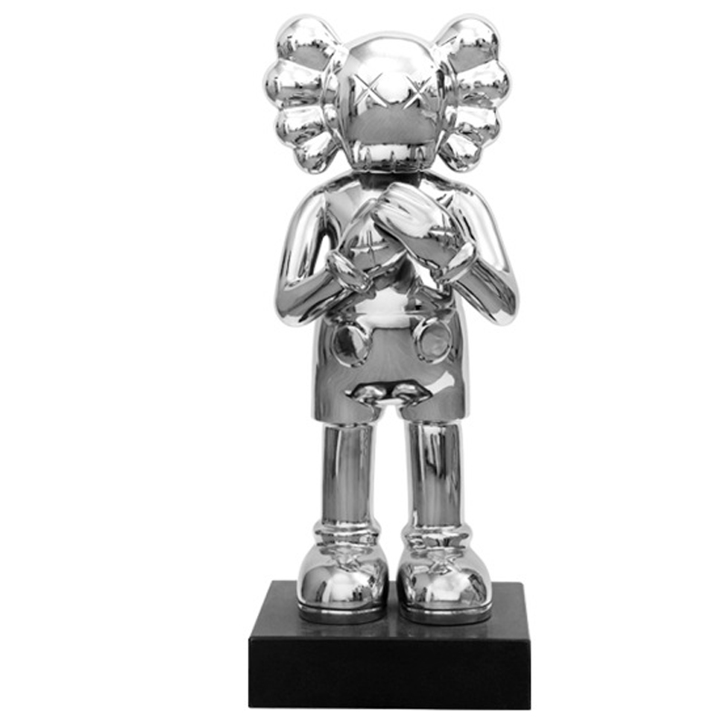 Статуэтка KAWS Silver on stand Серебряный в Ижевске | Loft Concept 