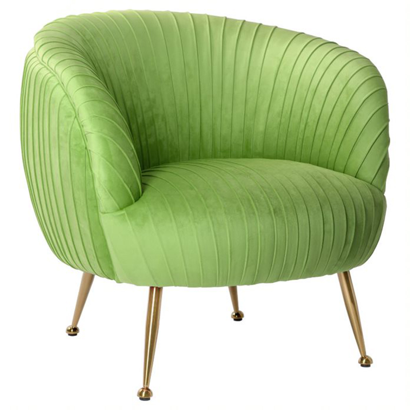 Кресло SOUFFLE CHAIR green матовое золото Зеленый в Ижевске | Loft Concept 