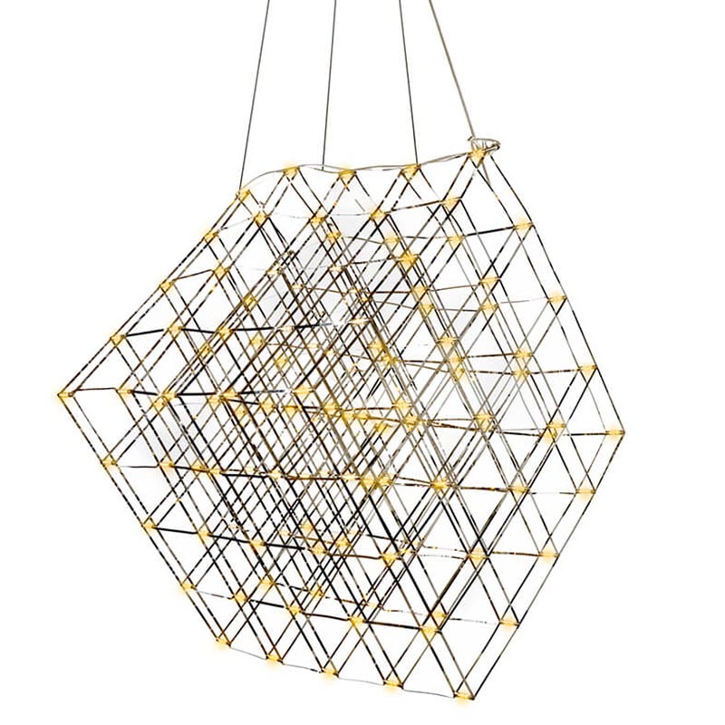 Люстра Moooi Tesseract Yellow lamp M Хром в Ижевске | Loft Concept 