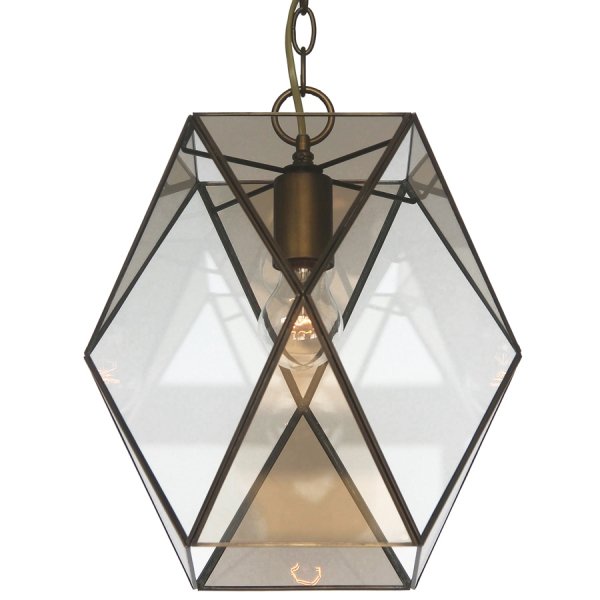 Подвесной светильник Rombius Pendant I brandy glass Темная бронза винтаж в Ижевске | Loft Concept 