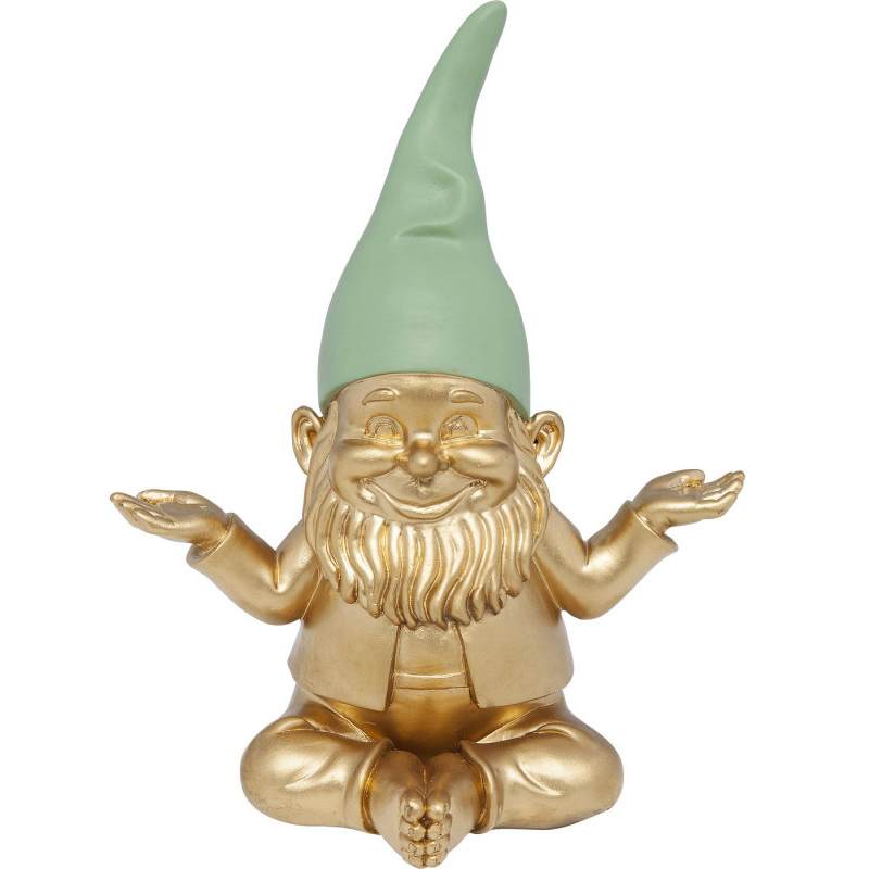 Статуэтка Golden Meditating Gnome Золотой в Ижевске | Loft Concept 