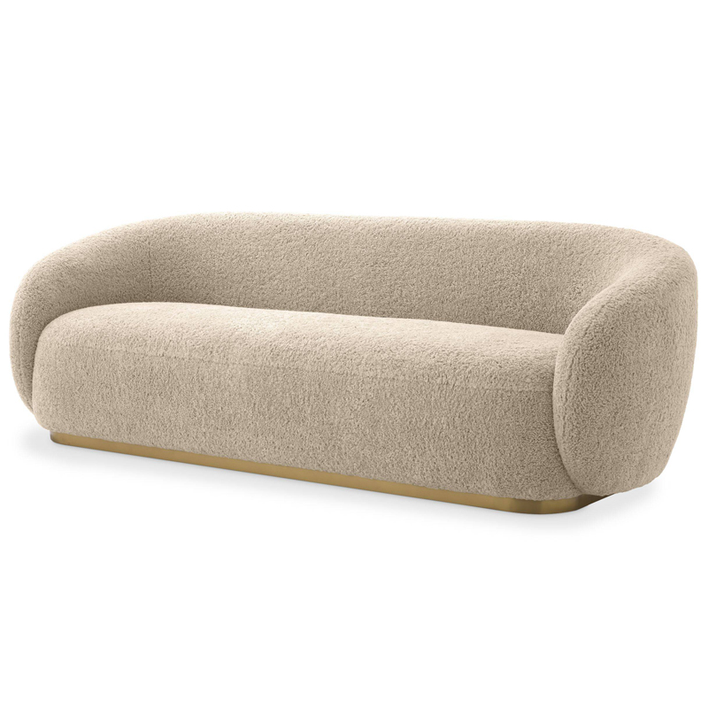 Диван Eichholtz Sofa Brice Sand Песочный Латунь в Ижевске | Loft Concept 