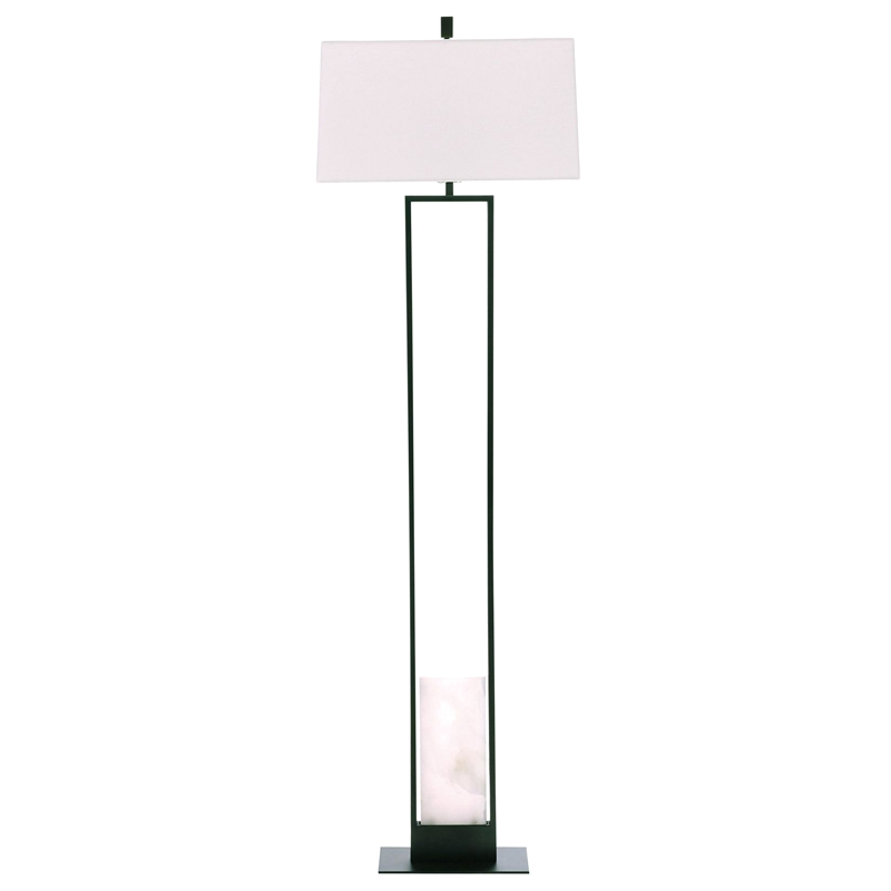 Торшер Arteriors MARKHAM FLOOR LAMP Бронза Белый Черный в Ижевске | Loft Concept 