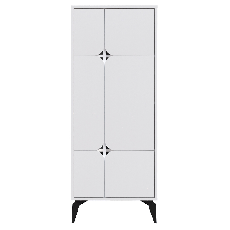 Комод белый с 4-мя дверцами на металлических ножках SPARK MULTIPURPOSE CABINET WHITE Белый в Ижевске | Loft Concept 