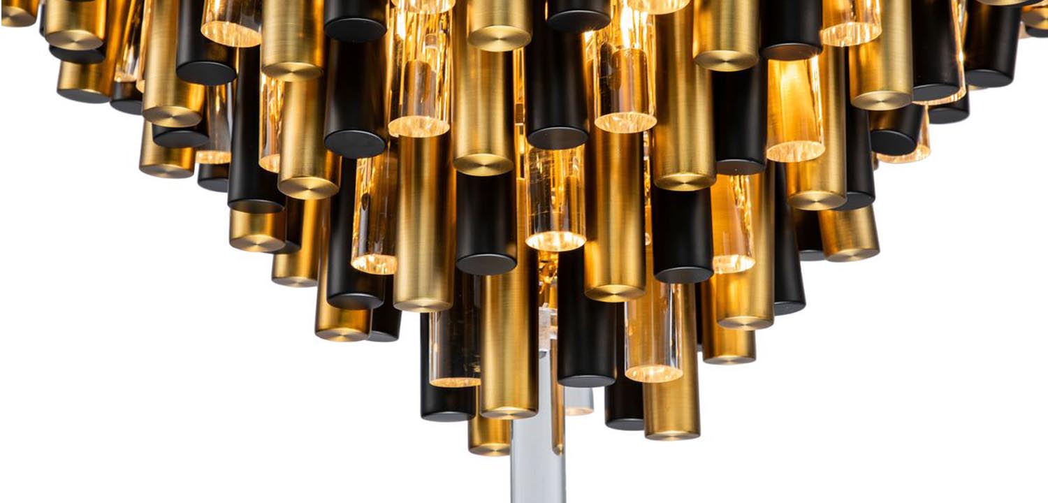 Люстра Black Brass Symphony Chandelier - фото №1